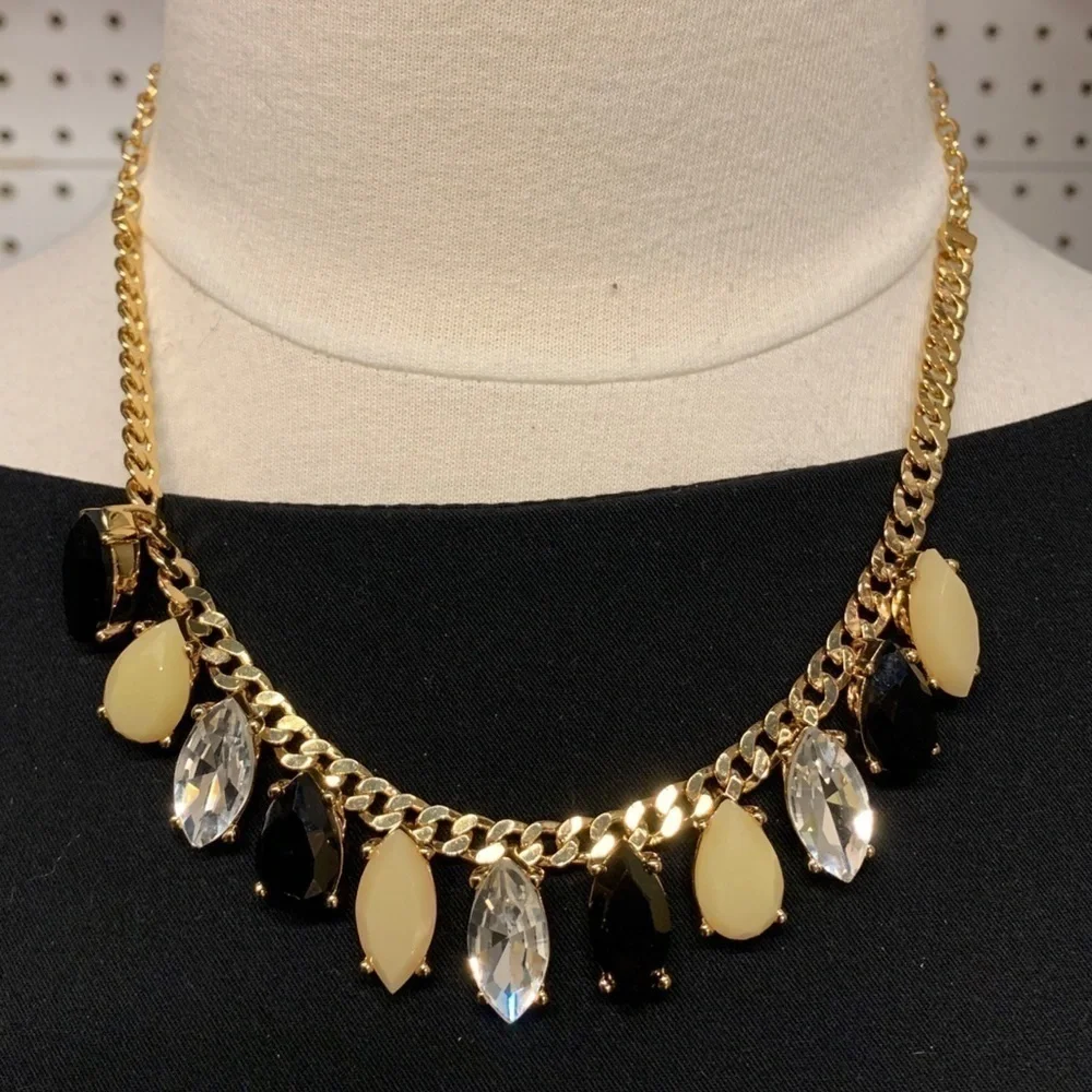 Kate Spade 12 KT Jeweled Stoned Necklace